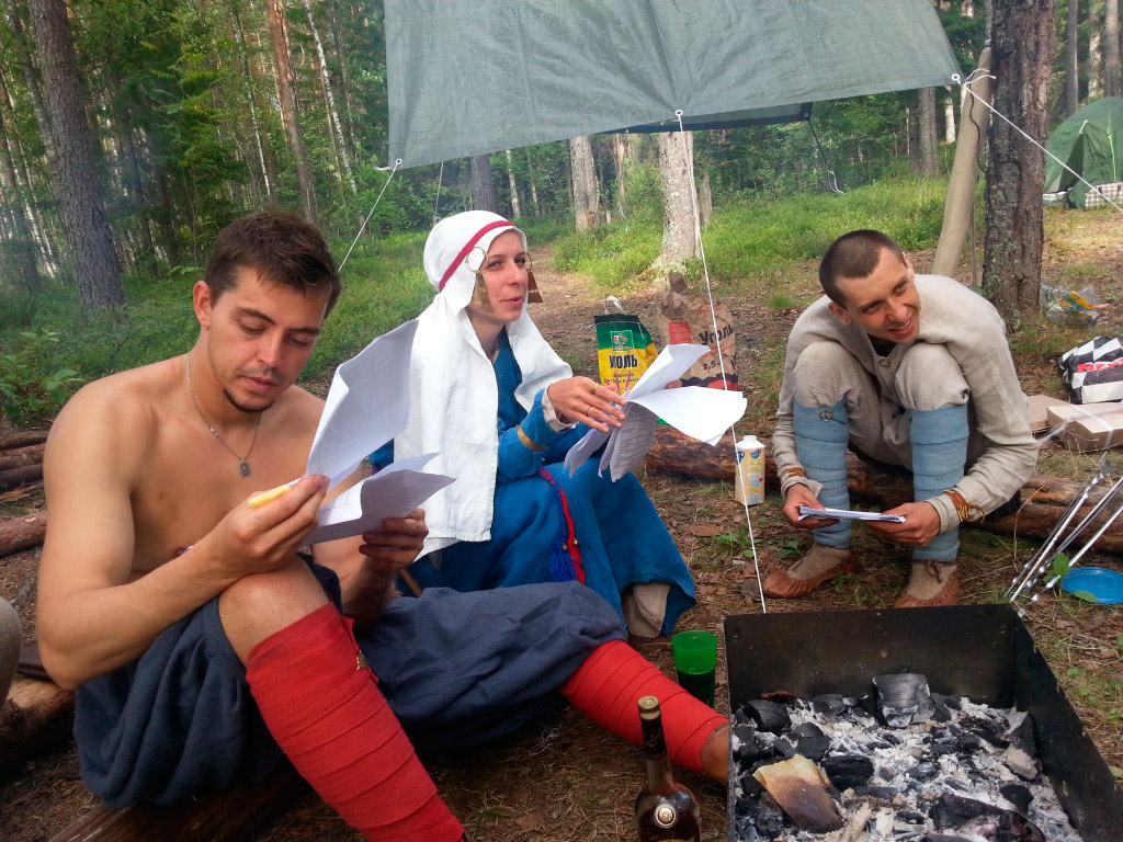 лекция на природе